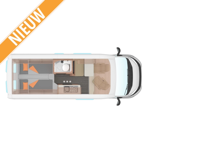 Weinsberg CaraBus Grey 600 ME AUTOMAAT LENGTE 2027!