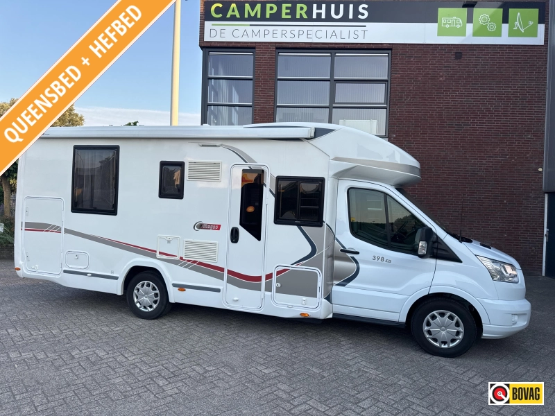 Challenger Mageo 398 EB Queensbed en Hefbed