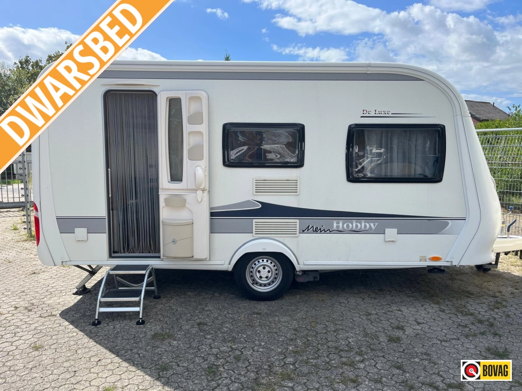 Hobby De Luxe 440 SF Dwars Bed 210CM MOV TENT